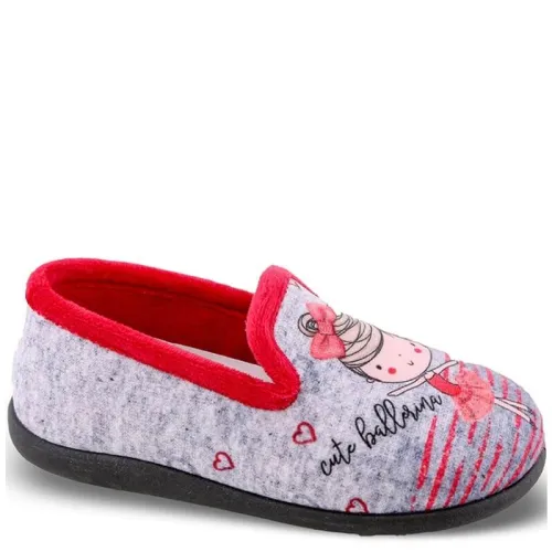 P6640GR Κοριτσίστικο Παντοφλάκι FAME Γκρι