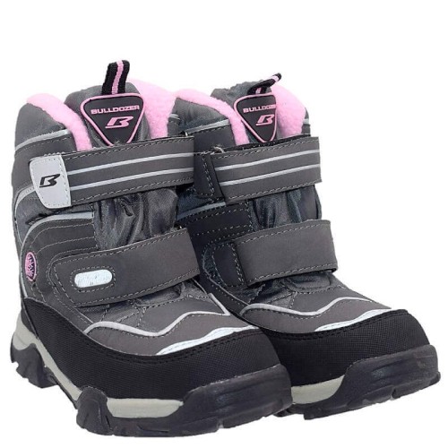 P6659GR Girl's Boots Apres  BULLDOZER Grey P6659GR Girl's Boots Apres  BULLDOZER Grey