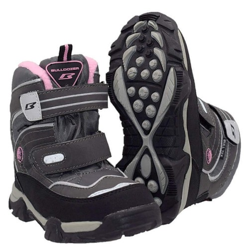 P6659GR Girl's Boots Apres  BULLDOZER Grey P6659GR Girl's Boots Apres  BULLDOZER Grey