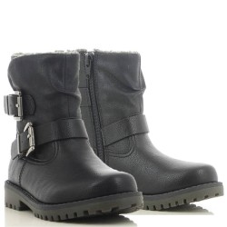 P6672B Girl's Boots SPROX Black