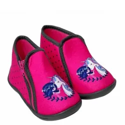 P6678F Κοριτσίστικο Παντοφλάκι FAME Φουξ