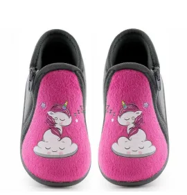 P6679F Κοριτσίστικο Παντοφλάκι FAME Φουξ