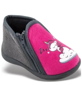 P6679F Κοριτσίστικο Παντοφλάκι FAME Φουξ