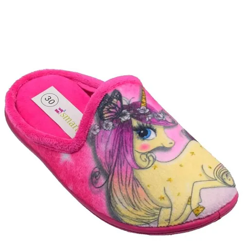 P6681F Girl's Slippers SMART KIDS Fuchsia