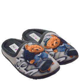 P6688GR Aγορίστικο Παντοφλάκι SMART KIDS Γκρι P6688GR Aγορίστικο Παντοφλάκι SMART KIDS Γκρι