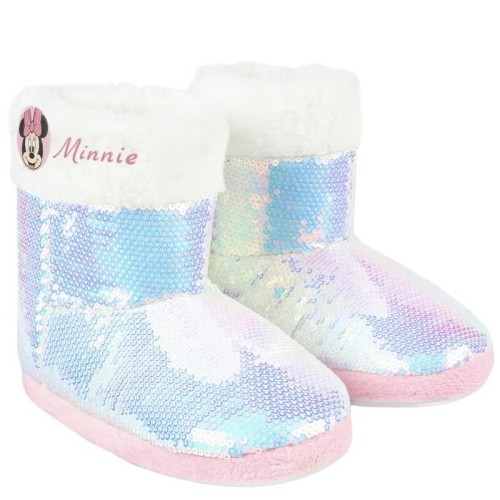 P6693LB Girl's Slippers DISNEY MINNIE Light Blue P6693LB Girl's Slippers DISNEY MINNIE Light Blue