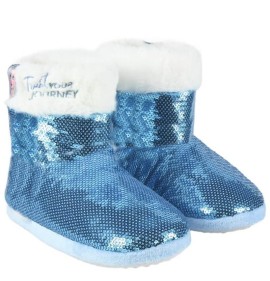 P6710LB Girl's Slippers DISNEY FROZEN Light Blue P6710LB Girl's Slippers DISNEY FROZEN Light Blue