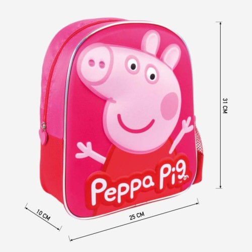 P6728F Κοριτσίστικη Τσάντα Πλάτης DISNEY PEPPA Φουξ