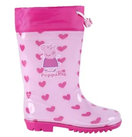 P6747P Κοριτσίστικο Γαλοτσάκι Peppa Ροζ