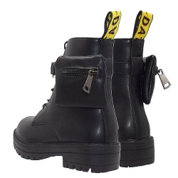 P6754B Girl's Boots SMART KIDS Black