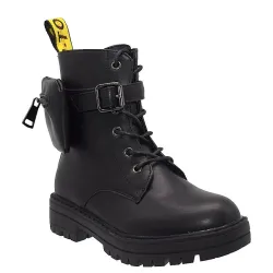 P6754B Κοριτσίστικο Μποτάκι SMART KIDS Μαύρο