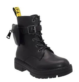 P6754B Κοριτσίστικο Μποτάκι SMART KIDS Μαύρο