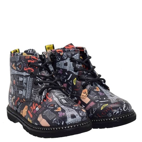 P6755B Girl's Boots SMART KIDS Black P6755B Girl's Boots SMART KIDS Black