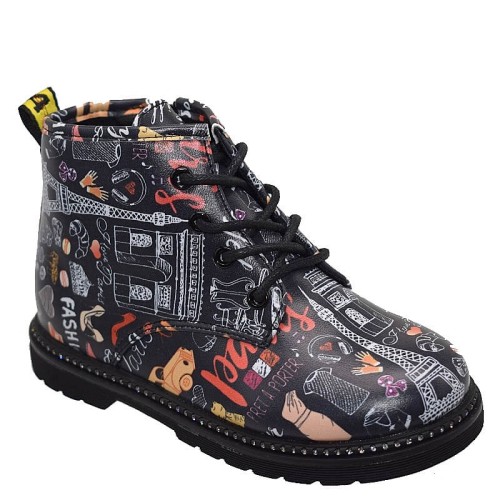 P6755B Girl's Boots SMART KIDS Black P6755B Girl's Boots SMART KIDS Black