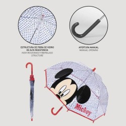 P6761R Boy's Umbrella DISNEY Mickey Red