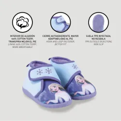 P6766LB Κοριτσίστικο Παντοφλάκι DISNEY FROZEN Σιέλ
