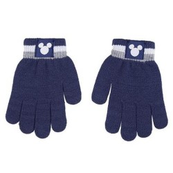 P6790BL Boy's Cap-Gloves Set DISNEY Mickey Blue 