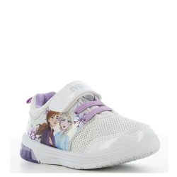 P6805S Girl's Sneakers With Lights DISNEY FROZEN Silver