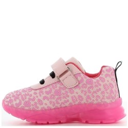 P6807P Κοριτσίστικο Sneakers με Φωτάκια DISNEY LOL Ροζ
