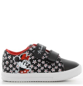 P6811B Κοριτσίστικο Sneakers DISNEY MINNIE Μαύρο