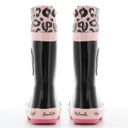 P6815B Κοριτσίστικο Γαλοτσάκι με Γούνα DISNEY MINNIE Μαύρο