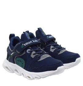 P6818BL  Boy's Sneakers SMART KIDS Blue