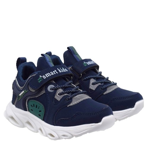 P6818BL   Αγορίστικο Sneakers  SMART KIDS Μπλε P6818BL   Αγορίστικο Sneakers  SMART KIDS Μπλε