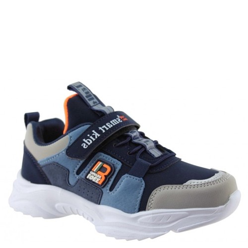 P6819BL  Αγορίστικο Sneakers  SMART KIDS Μπλε P6819BL  Αγορίστικο Sneakers  SMART KIDS Μπλε