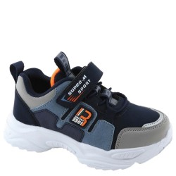 P6819BL Αγορίστικο Sneakers SMART KIDS Μπλε