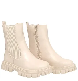 P6822BE Κοριτσίστικο Μποτάκι SMART KIDS Μπεζ