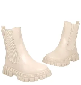 P6822BE Κοριτσίστικο Μποτάκι SMART KIDS Μπεζ