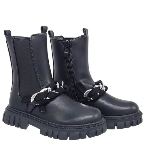 P6823B Girl's Boots SMART KIDS Black P6823B Girl's Boots SMART KIDS Black