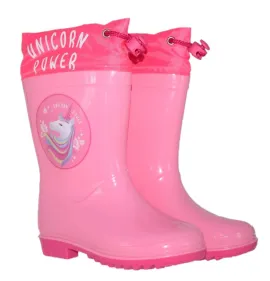 P6829P Κοριτσίστικο Γαλοτσάκι DISNEY Unicorn Ροζ