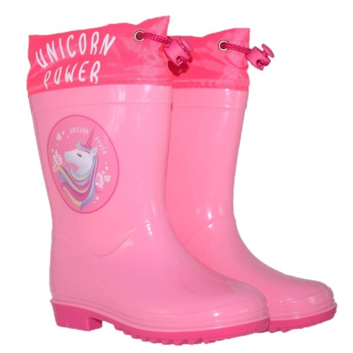 P6829P Girl's Rainboots DISNEY Unicorn Pink P6829P Girl's Rainboots DISNEY Unicorn Pink