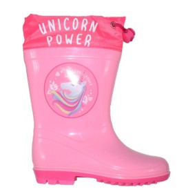 P6829P Girl's Rainboots DISNEY Unicorn Pink P6829P Girl's Rainboots DISNEY Unicorn Pink