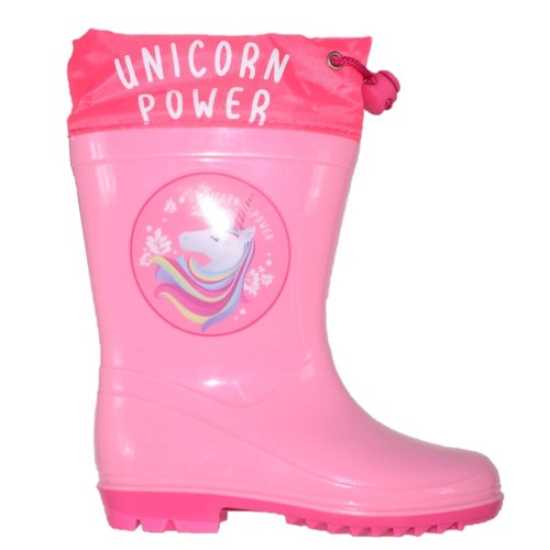 P6829P Girl's Rainboots DISNEY Unicorn Pink P6829P Girl's Rainboots DISNEY Unicorn Pink