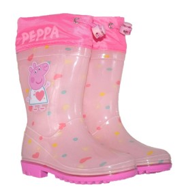P6830P Girl's Rainboots DISNEY Peppa Pink  P6830P Girl's Rainboots DISNEY Peppa Pink