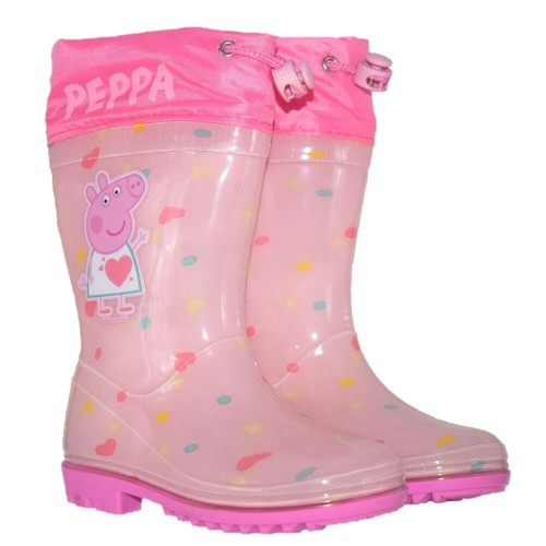 P6830P Girl's Rainboots DISNEY Peppa Pink  P6830P Girl's Rainboots DISNEY Peppa Pink