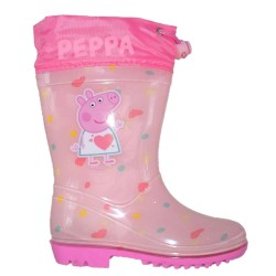 P6830P Girl's Rainboots DISNEY Peppa Pink 
