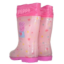 P6830P Girl's Rainboots DISNEY Peppa Pink 