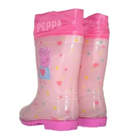 P6830P Κοριτσίστικο Γαλοτσάκι DISNEY Peppa ΡΟΖ