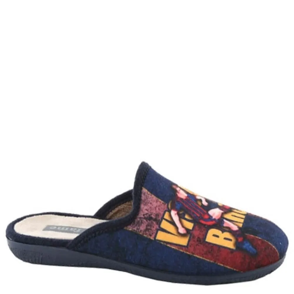 P6834BL Boy's Slippers FAME Blue P6834BL Boy's Slippers FAME Blue