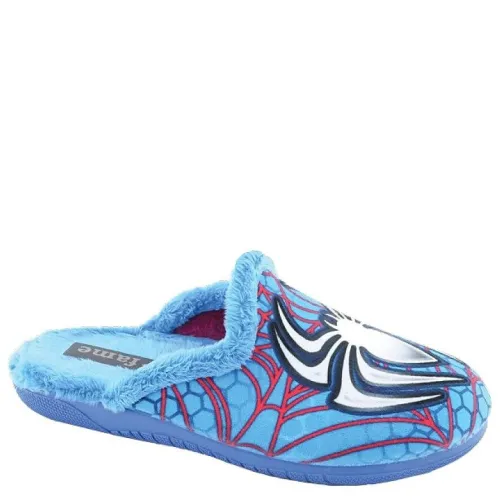 P6837LB Boy's Slippers SPIDERMAN FAME Light Blue