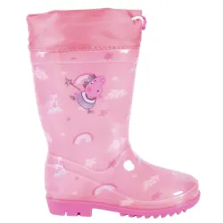 P6870P Κοριτσίστικο Γαλοτσάκι DISNEY Peppa Ροζ