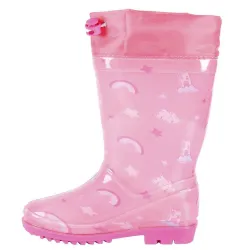 P6870P Κοριτσίστικο Γαλοτσάκι DISNEY Peppa Ροζ