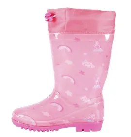 P6870P Κοριτσίστικο Γαλοτσάκι DISNEY Peppa Ροζ