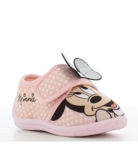 P6892P Κοριτσίστικο Παντοφλάκι DISNEY MINNIE Ροζ