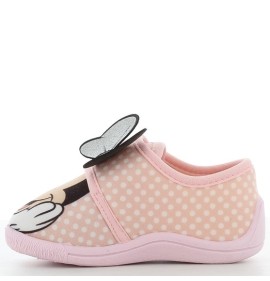 P6892P Κοριτσίστικο Παντοφλάκι DISNEY MINNIE Ροζ