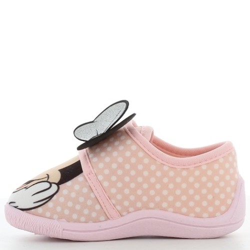 P6892P Κοριτσίστικο Παντοφλάκι DISNEY MINNIE Ροζ