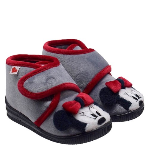 P6897GR Girl's Slippers MINNIE SMART KIDS Grey P6897GR Girl's Slippers MINNIE SMART KIDS Grey